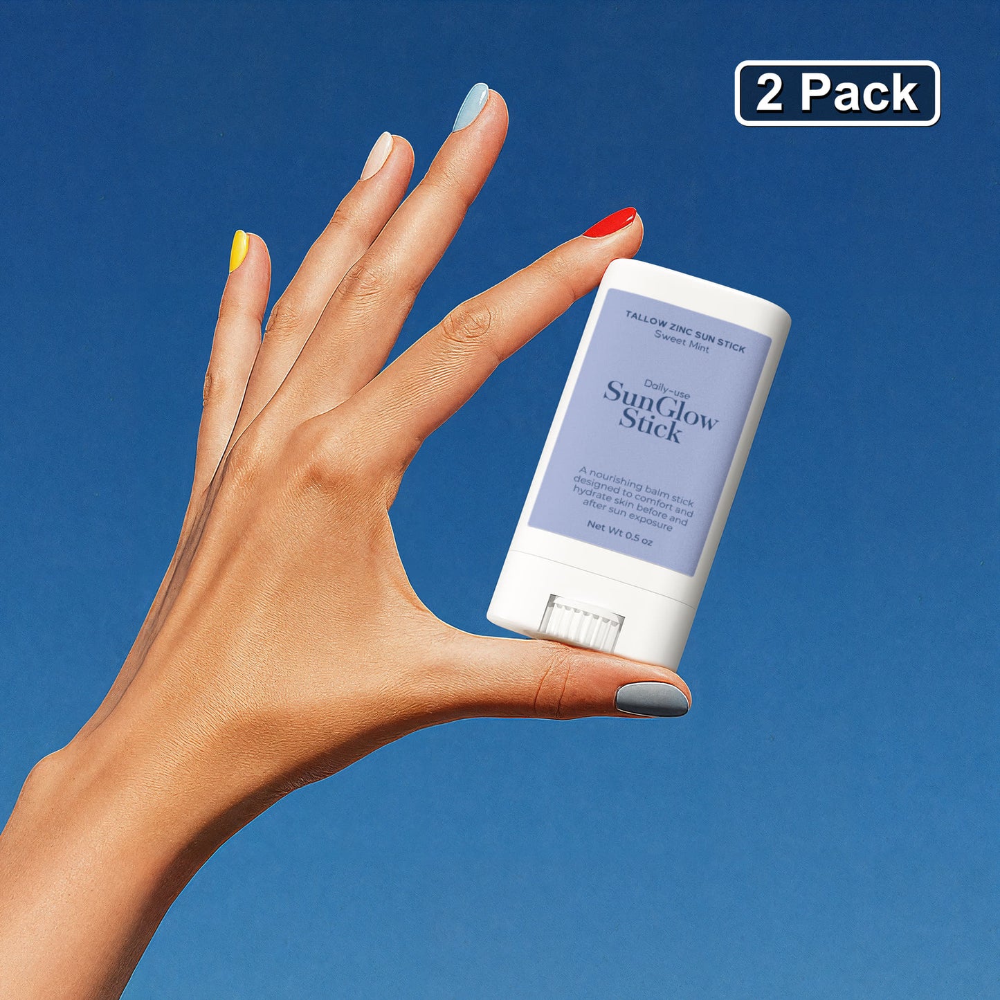 2 Pack Tallow Zinc Sun Stick