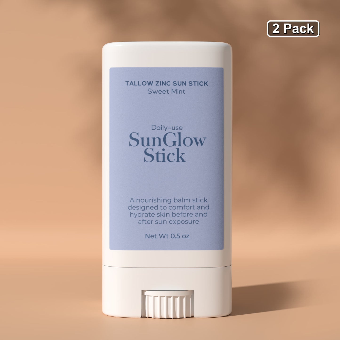 2 Pack Tallow Zinc Sun Stick